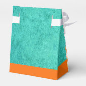 ゲルベラデイジースクロール |オレンジターコイズ フェイバーボックス (裏面サイド)