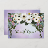 ゲルベラデイジースワッグ ノートカード (正面/裏面)