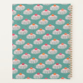 ゲルベラデイジーフローラルパターン プランナー手帳 (裏面)