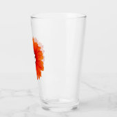 ゲルベラデイジーモノグラムイニシャル タンブラーグラス (左)