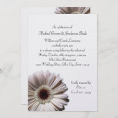 ゲルベラデイジーリハーサルディナー 招待状 (正面/裏面)