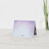 ゲルベラデイジー折り畳みサンキューカード サンキューカード (裏面)