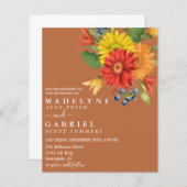 ゲルベラデイジー結婚のブーケフローラ予算 (正面/裏面)