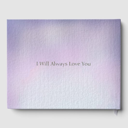 ゲルベラデイジー結婚スワッグ ゲストブック (裏面)