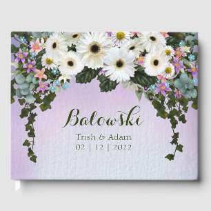 ゲルベラデイジー結婚スワッグ ゲストブック