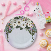 ゲルベラデイジー結婚スワッグ ペーパープレート (パーティー)