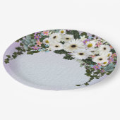 ゲルベラデイジー結婚スワッグ ペーパープレート (アングル)