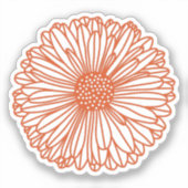 ゲルベラデイジー シール (正面)