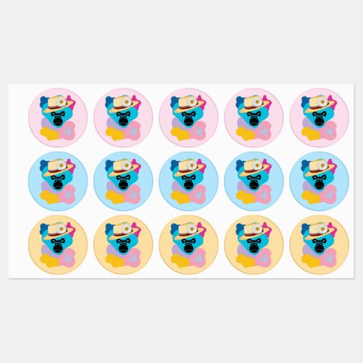 ゲルマウスパッド ラベル (シート)