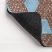 ゲルマウスパッド – 城キルトパターン マウスパッド (コーナー)