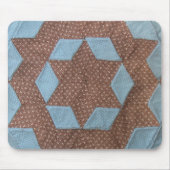 ゲルマウスパッド – 城キルトパターン マウスパッド (正面)