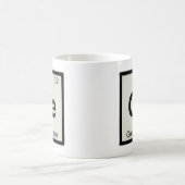 ゲルマニウム - ヤギのチーズ化学元素記号 コーヒーマグカップ (中央)