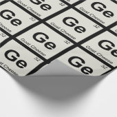 ゲルマニウム - ヤギのチーズ化学元素記号 ラッピングペーパー (角)