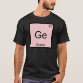ゲルマニウム 元素記号 Goatse 化学Tシャツ Tシャツ (正面)