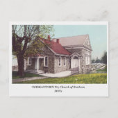ゲルマンタウンフィラデルフィア同胞教会のはがき ポストカード (正面)