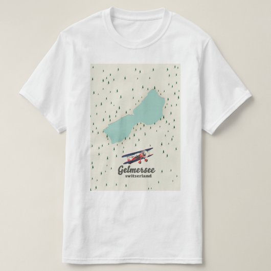 ゲルマーゼレイクスイス湖 Tシャツ (デザイン正面)