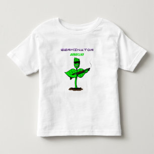 ゲルミネーター サイボーグ植物 面白い漫画 トドラーTシャツ