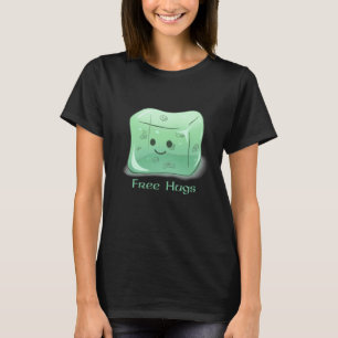 ゲル状の立方体を含まないハグ Tシャツ
