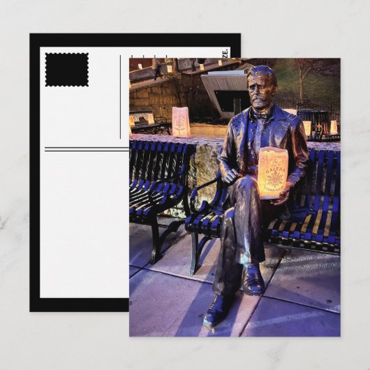 ゲレナ ルミナリア 助成 ベンチ ポストカード (正面/裏面)