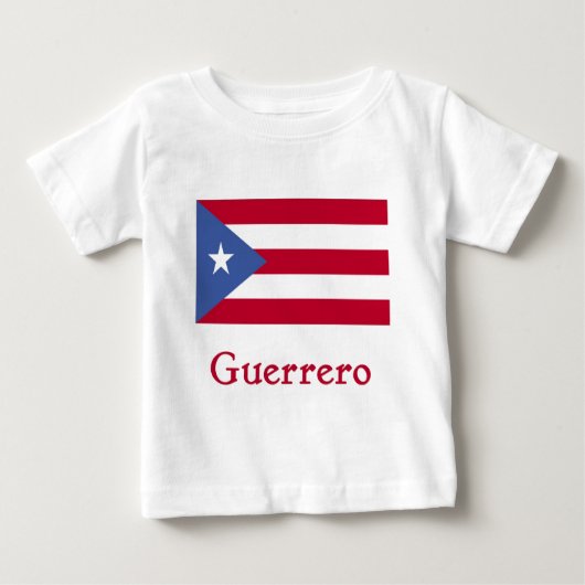 ゲレロプエルト州旗 ベビーTシャツ (正面)