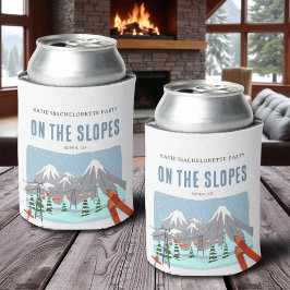 ゲレンデでのスノースキーバチェロレッテウィークエンド 缶クーラー