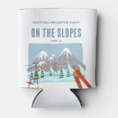 ゲレンデでのスノースキー・バチェロレッテ・ウィークエンド 缶クーラー (正面)