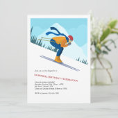 ゲレンデで一緒にパーティーしようという招待状 招待状 (スタンド正面)