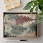 ゲレンデカラフルの水彩クリスマスツリー 薄葉紙 (ギフト)