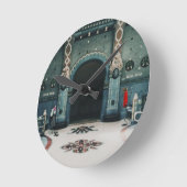 ゲレートサーマルバス – ブダペスト – ハンガリー ラウンド壁時計 (傾斜)