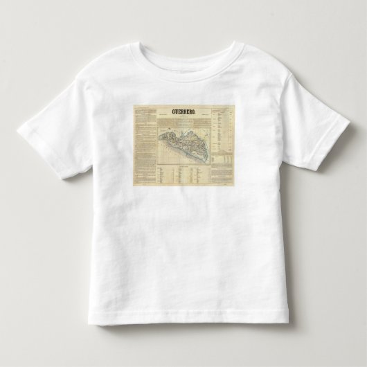 ゲレーロ州、メキシコ トドラーTシャツ (正面)