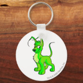 ゲレ白熱［赤熱］光を放つルト キーホルダー (正面)