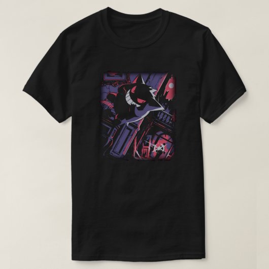 ゲンガーのハロウィンイラスト Tシャツ (デザイン正面)