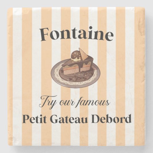 ゲンシンインパクトコースターズフォンテーヌパーティー ストーンコースター (正面)