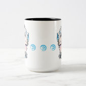 ゲンシンインパクトニュービレットチビ(小さくかわいく書いた感じ) ツートーンマグカップ (中央)