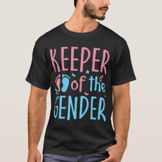 ゲンダー発表パーティーのキーパー・トゥ・ビー・ベイビーシャワー Tシャツ