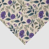 ゲンチアンブルーヴィンテージフローラ 薄葉紙 (詳細)