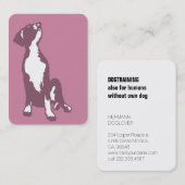 ゲンテルグレートダン 名刺 (正面/裏面)