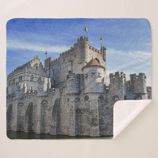 ゲントの伯爵の城。 シェルパブランケット (正面(横))