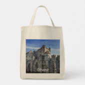 ゲントの伯爵の城 トートバッグ (裏面)