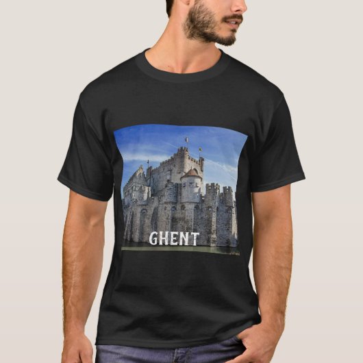 ゲントの伯爵の城。 Tシャツ (正面)