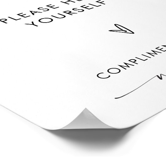 ゲント結婚ズのバスケットサイン、バスルームのサイン ポスター (角)