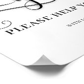 ゲント結婚ズ浴室標識 ポスター (角)