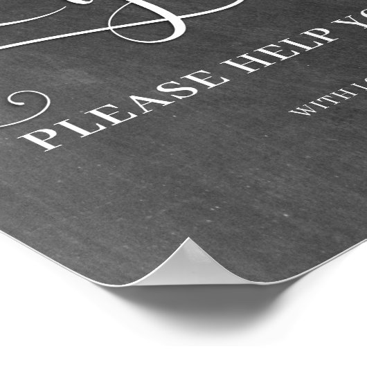 ゲント結婚ズ浴室標識 ポスター (角)