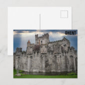 ゲント・ベルギー城観光写真 ポストカード (正面/裏面)
