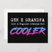ゲンXおじいちゃん普通のおじいさんみたいだけどクール ポストカード (正面/裏面)