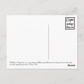 ゲヴォーダン葉書のビースト ポストカード (裏面)