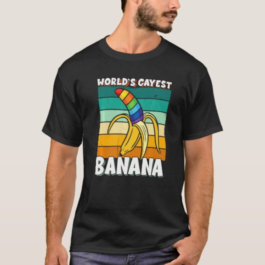 ゲーエスにとって世界で最も輝くバナナ Tシャツ (正面)