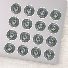 ゲーガクレストのクランMacNeillとタータンチェックシール シール