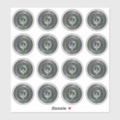 ゲーガクレストのクランMacNeillとタータンチェックシール シール (シート)