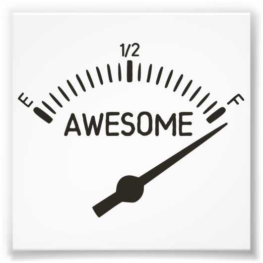 ゲージが満杯素晴らしだ フォトプリント            (正面)